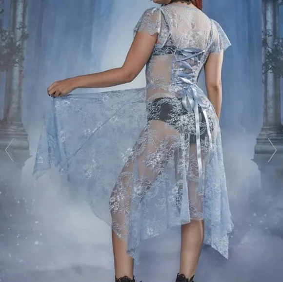 Mist Dearly Departed Lace Dress - Picture 3 of 4